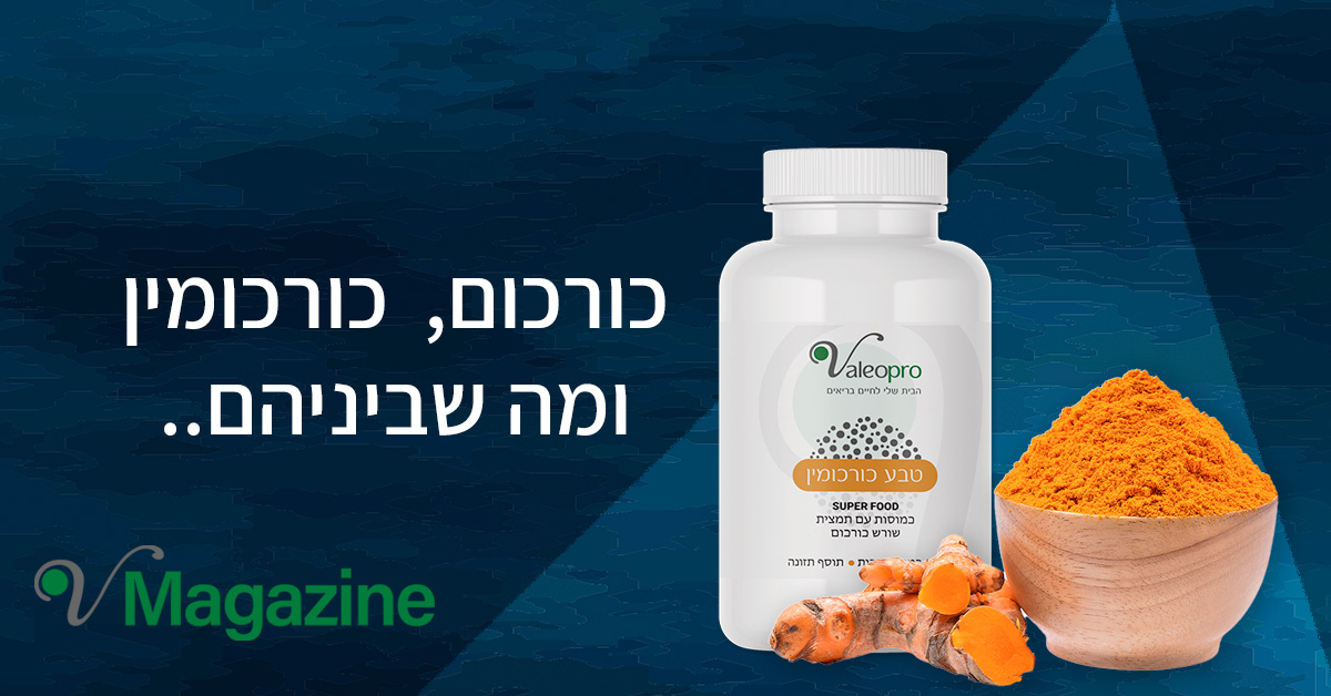 מאמר כורכום כורכומין ומה שביניהם